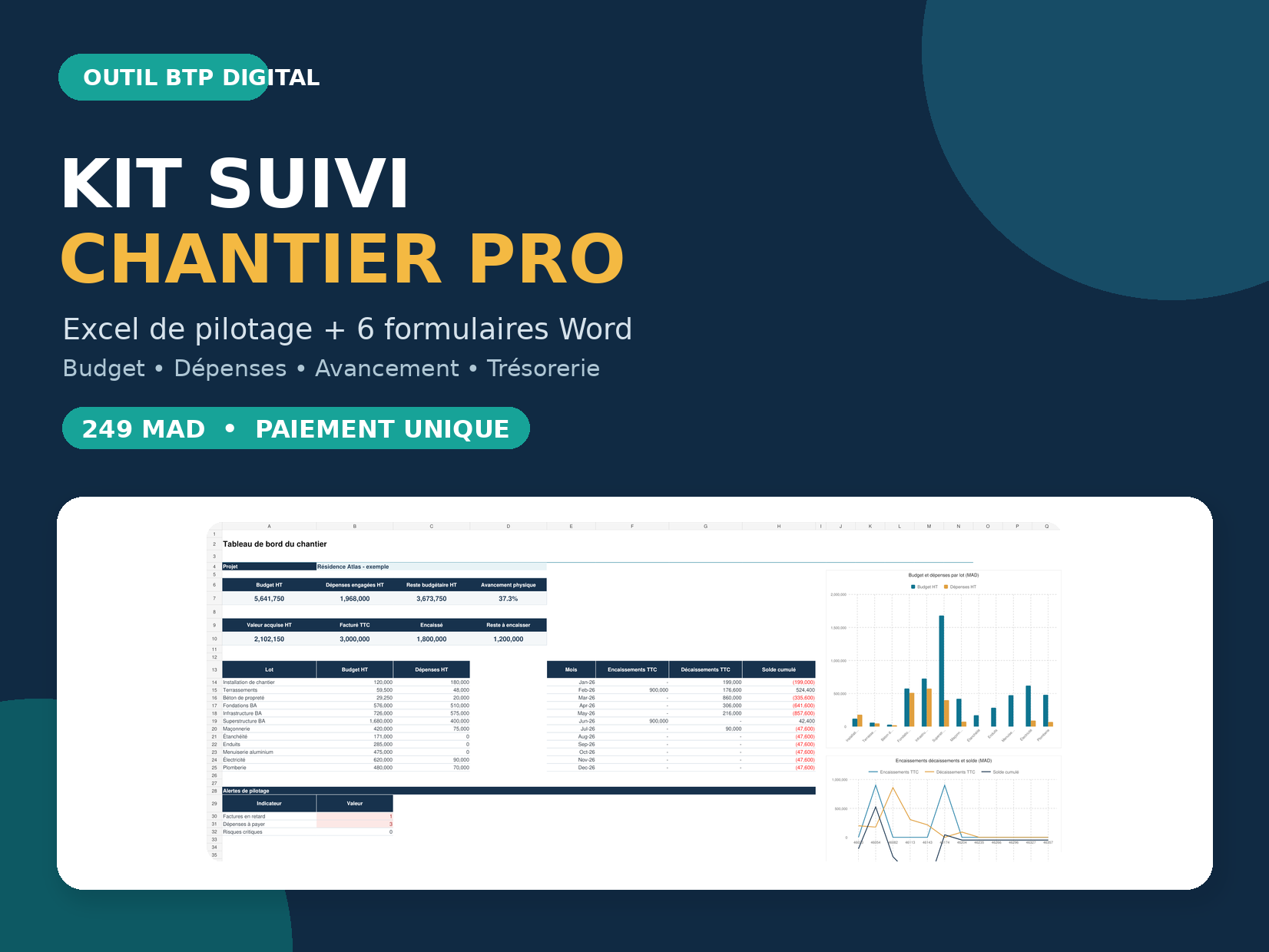 Couverture du Kit Suivi Chantier Pro